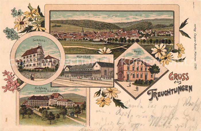 Treuchtlingen Schloss Bahnhof Panorama