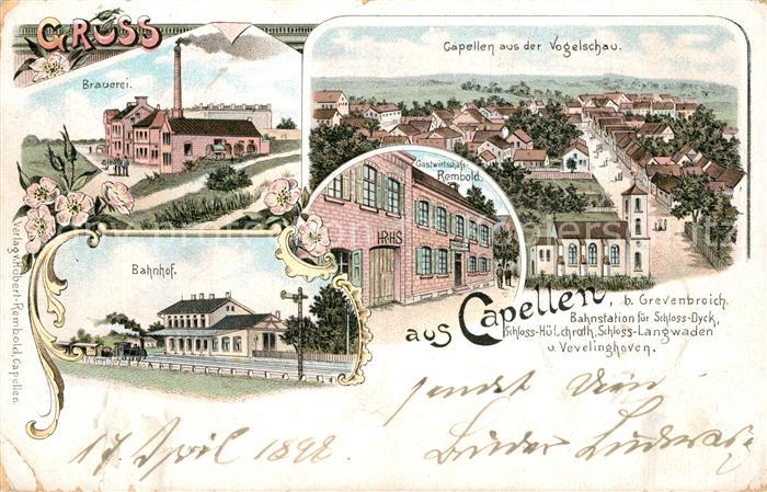 Grevenbroich Capellen Brauerei Bahnhof