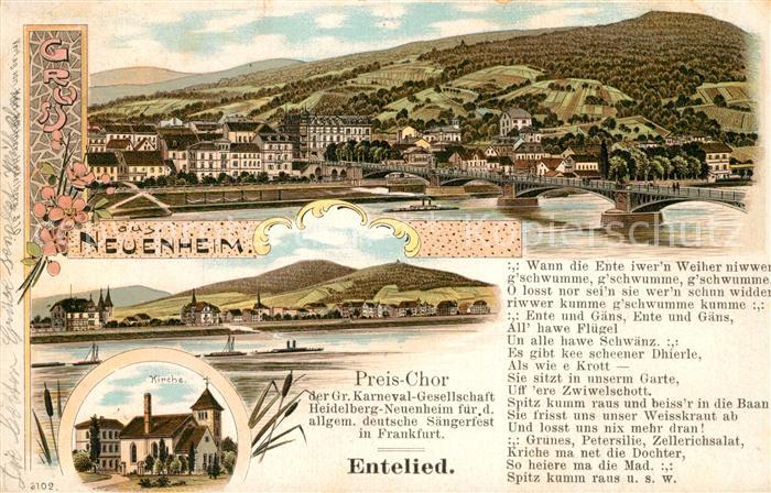 Neuenheim Panorama Preis Chor Entelied