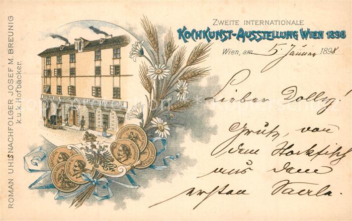 WIEN AT Kovhkunst Ausstellung Uhlis Hofbaeckerei