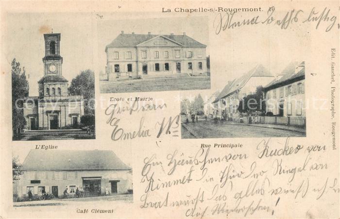 Belfort Alsace La Chapelle sur Rougemont