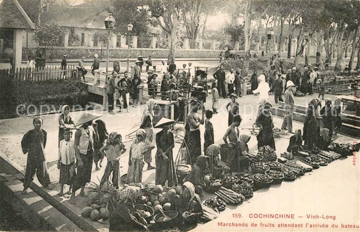 Cochinchine Vietnam Obst und Gemuese Markt