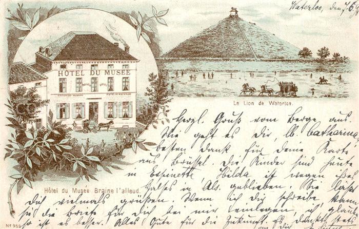 WATERLOO Bruessel Brussels BRUXELLES Hotel du Musee