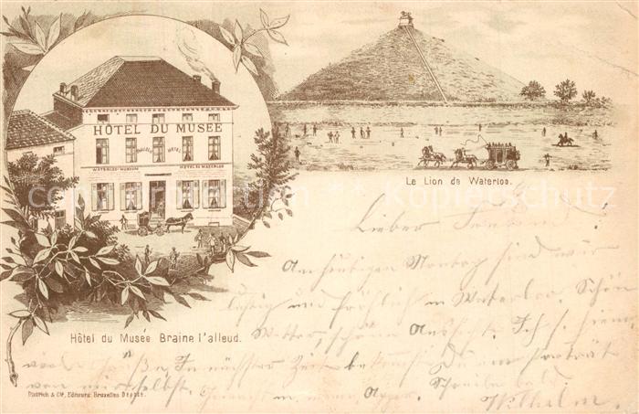 WATERLOO Bruessel Brussels BRUXELLES Hotel du Musee Le Lion