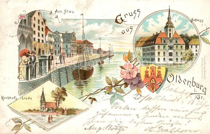 Oldenburg Holstein Am Stau Schloss Kirchhof Linde