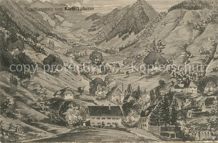Leberau Klein Leberau Beschießung