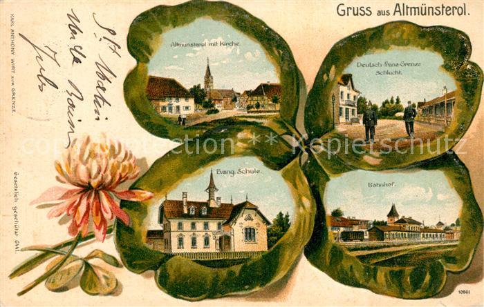 Altmuensterol Evangelische Schule Bahnhof Deutsch franzoesische Grenze