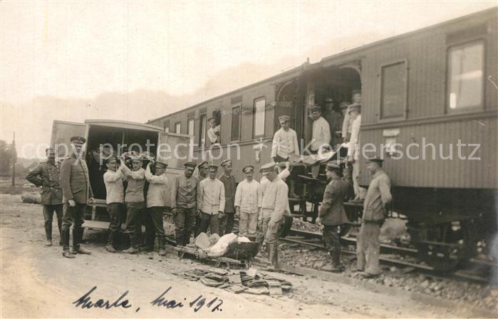 Marle Kriegsverletztentransport