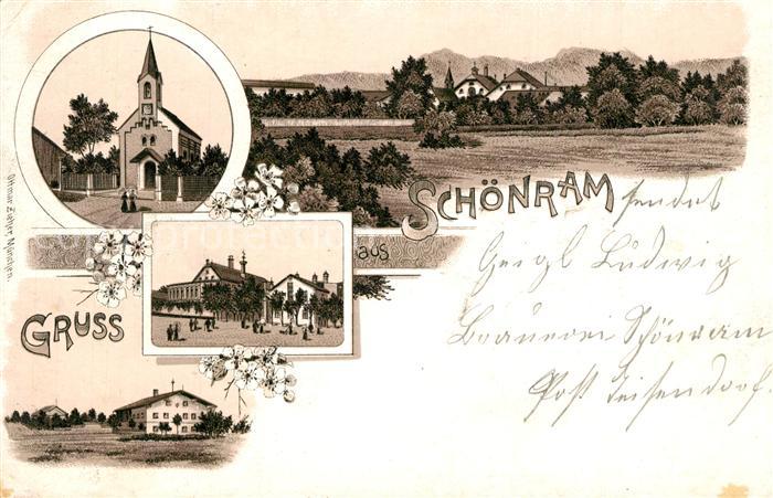 Schoenram Kirche Panorama