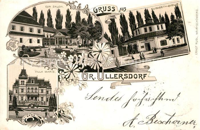 Gross Ullersdorf Tschechien Cur Salon Elisabeth Quelle Villa Marie