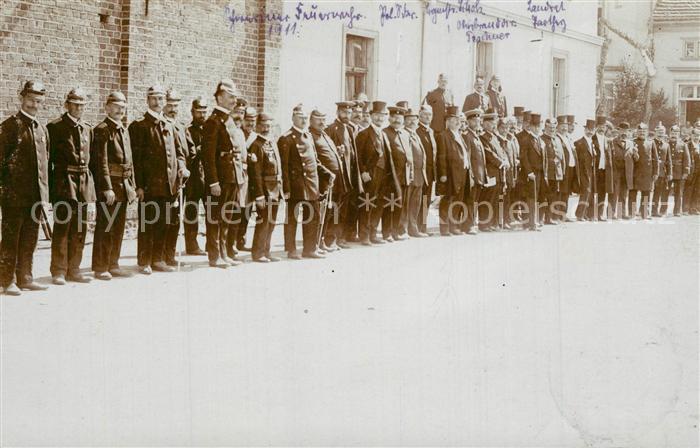 Schwerin Warthe Feuerwehr Mannschaft