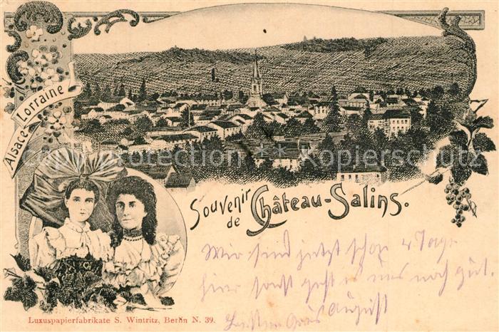 Chateau-Salins Panorama Trachten