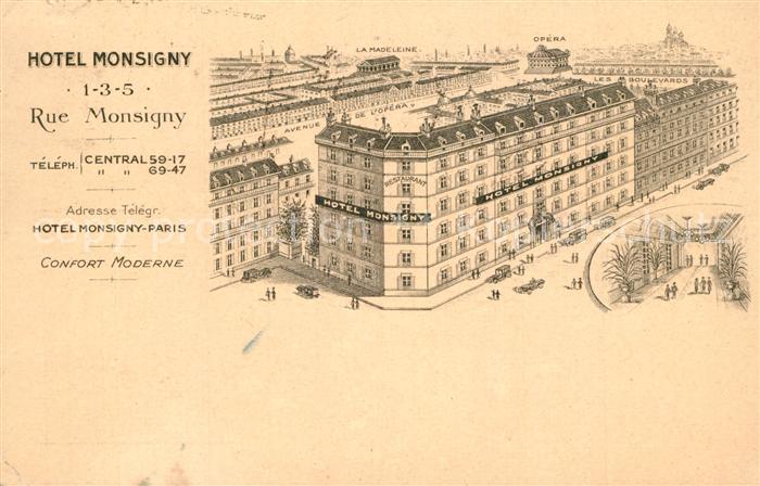 Paris Hotel Monsigny