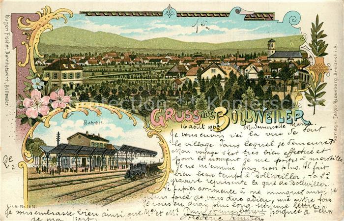 Bollweiler Panorama Bahnhof