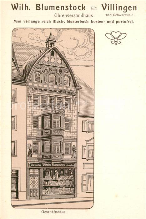 Villingen-Schwenningen Uhrenversandhaus Wilhelm Blumenstock