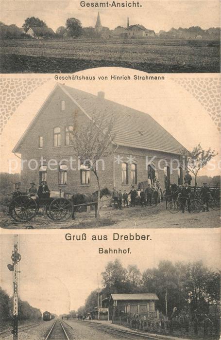 Drebber Panorama Geschaeftshaus Hinrich Strahmann Bahnhof