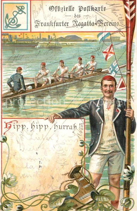 Frankfurt Main Frankfurter Regatta Bereins Hipp hipp hurrah