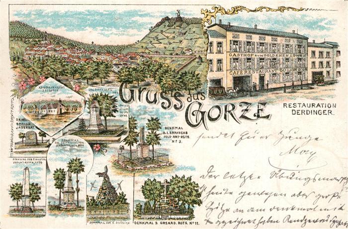 Gorze Moselle Restauration Derdinger Denkmäler