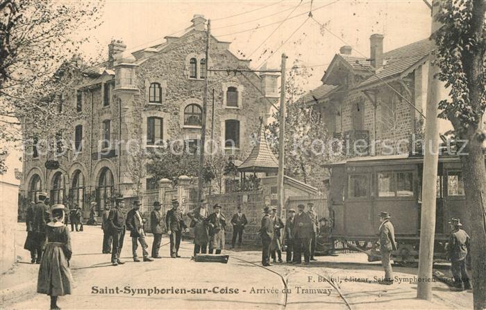 Saint-Symphorien-sur-Coise Arrivee du Tramway