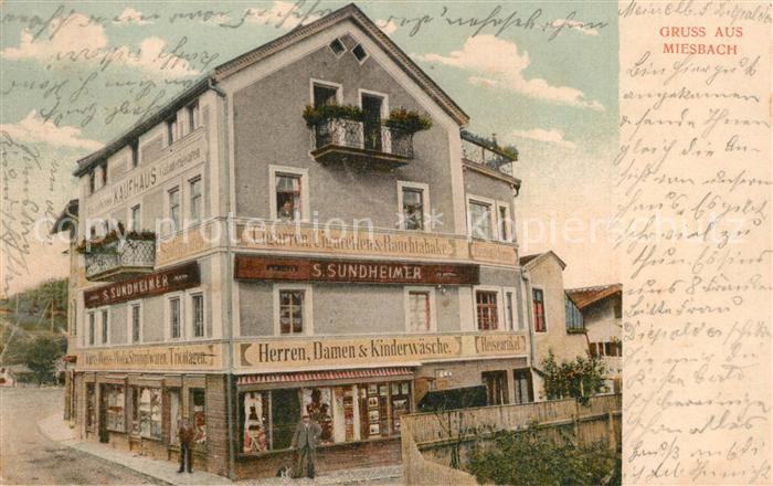 Miesbach Sundheimer Cigarren Cigaretten Herren Damen Kinderwaesche