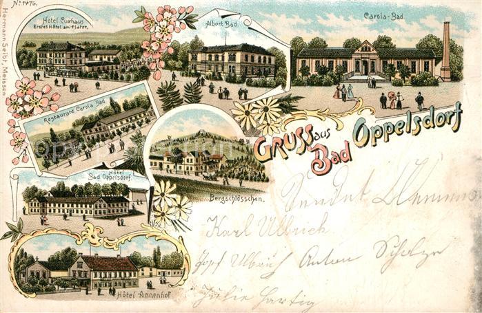 Bad Oppelsdorf Opolno Zdroj Hotel Curhaus Carola Bad Restaurant Albert Bad Hotel