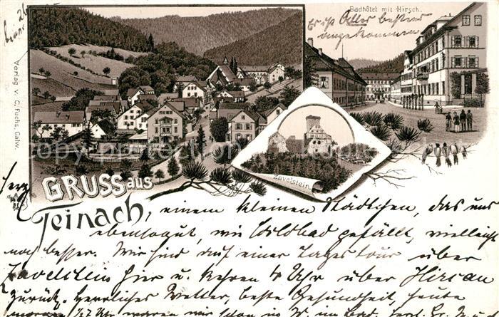 Teinach-Zavelstein Bad Badhotel mit Hirsch Panorama