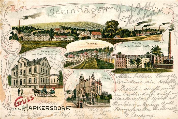 Markersdorf Claussnitz Restauration Bahnhof Fabrik Villa Lieske