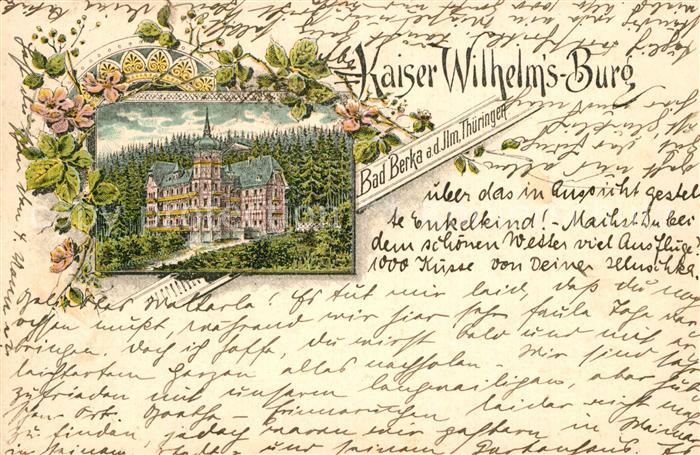 Bad Berka Kaiser Wilhelms Burg