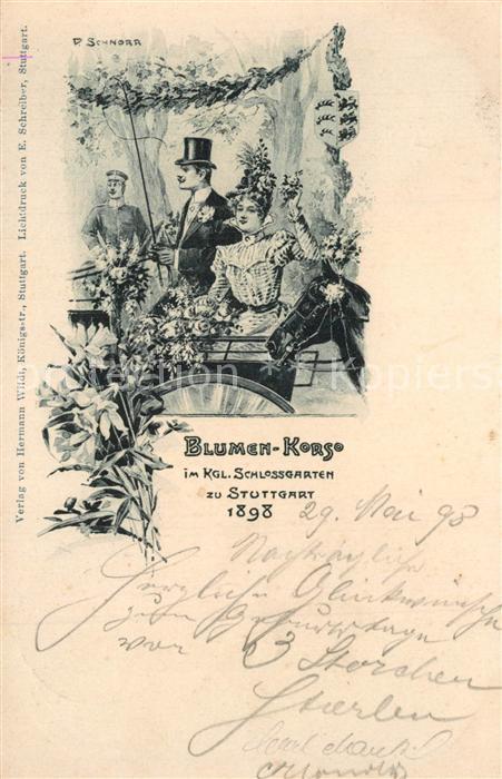 Stuttgart Blumen Korso koeniglicher Schlossgarten