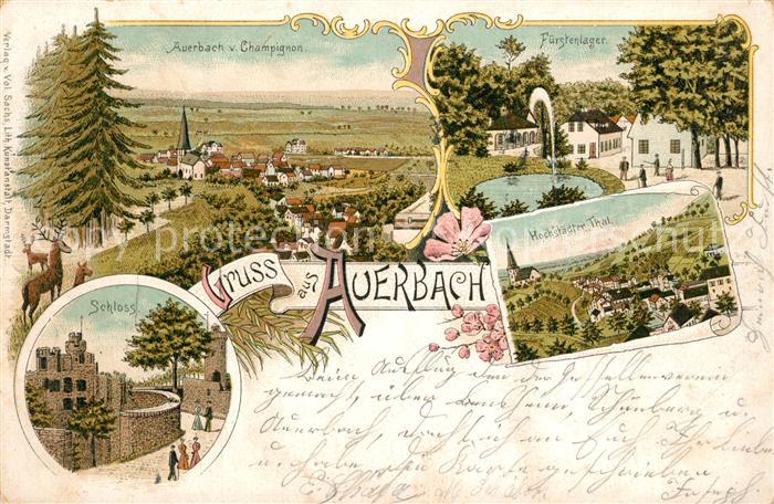 Auerbach Bergstrasse Schloss Fuerstenlager Hochstaedter Tal