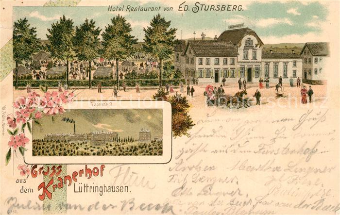 Luettringhausen Kranerhof Hotel Restaurant