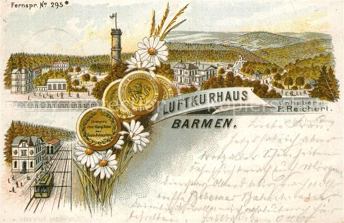 Barmen Elberfeld Luftkurhaus Panorama