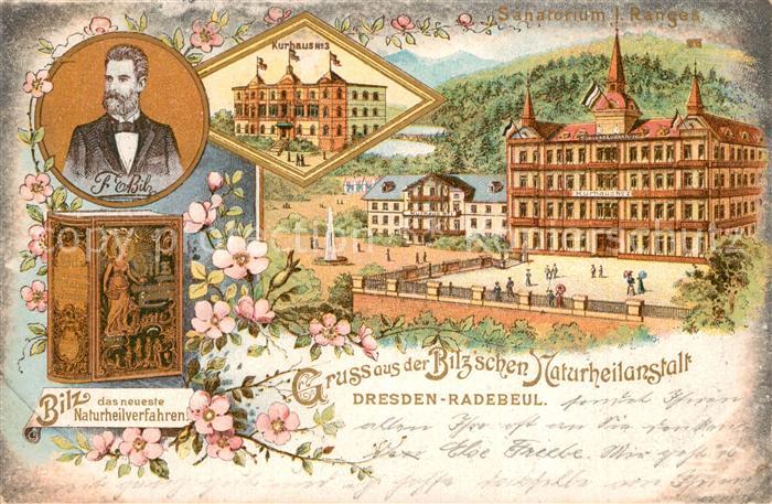 Radebeul Bilzsche Naturheilanstalt Bilz Denkmal