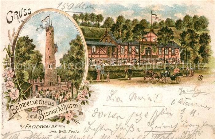 Freienwalde Schweizerhaus Bismarkthurm