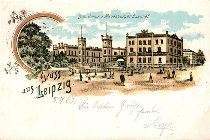 Leipzig Dresdner Magdeburger Bahnhof
