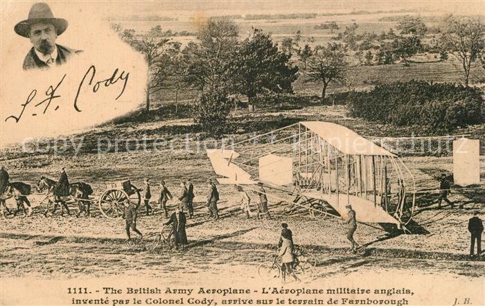 Farnborough  British Army Aeroplane