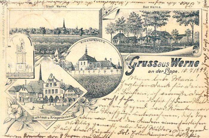 Werne Unna Rathaus Kriegerdenkmal