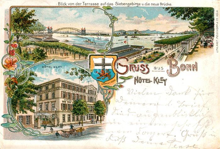 Bonn Rhein Hotel Kley Neue Bruecke