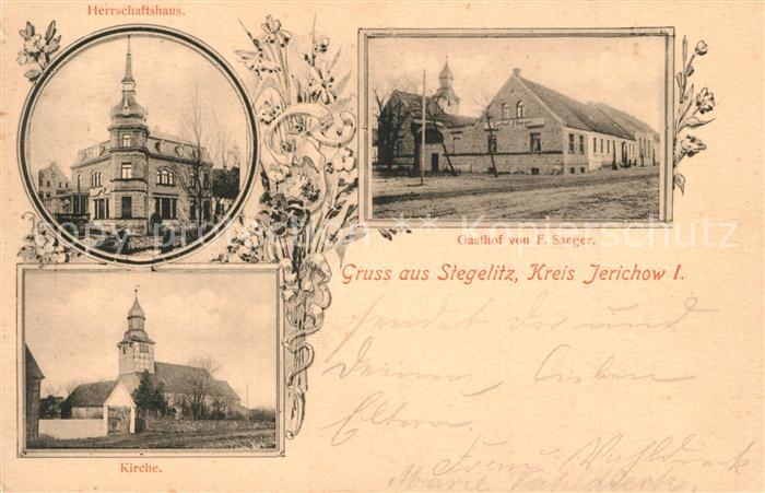 Stegelitz Burg Magdeburg Herrschaftshaus Kirche Gasthof