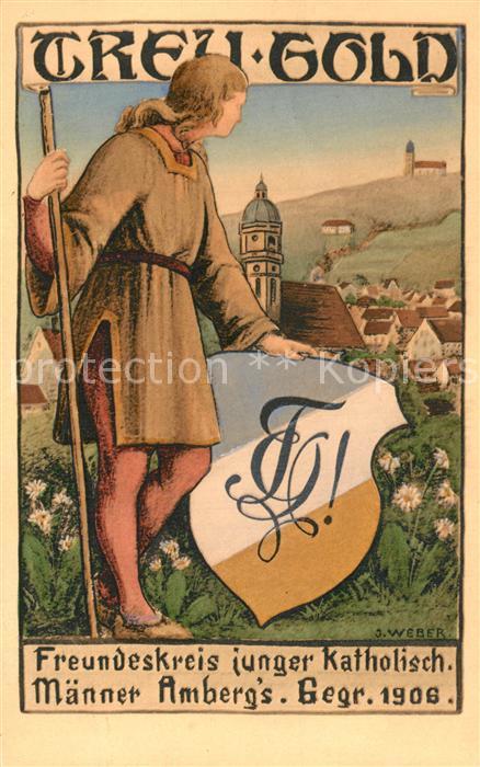 Amberg Oberpfalz Treugold Freundeskreis junger katholischer Maenner Kuenstlerkar