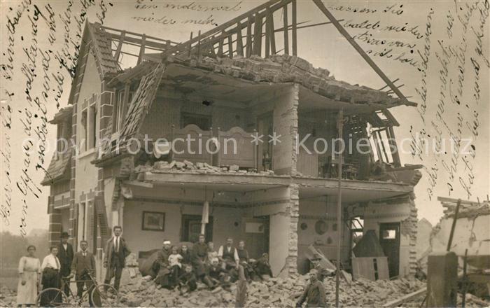 Oppau Explosionsunglueck BASF Truemmer Katastrophe