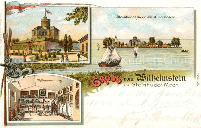 Steinhude Steinhuder Meer Festung Wilhelmstein Waffensammlung Deutsche Reichspos