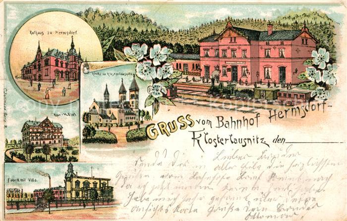 Klosterlausnitz Bad Bahnhof Rathaus Kirche Kurhotel Fabrik Villa Deutsche Reichs