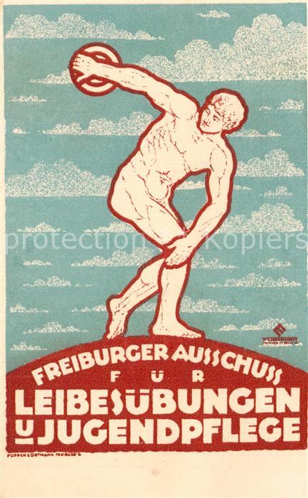 Freiburg Breisgau Freiburger Ausschuss fuer Leibesuebungen und Jugendpflege Disk