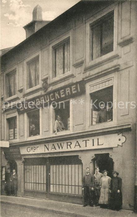 Freiburg Breisgau Buchdruckerei Nawratil