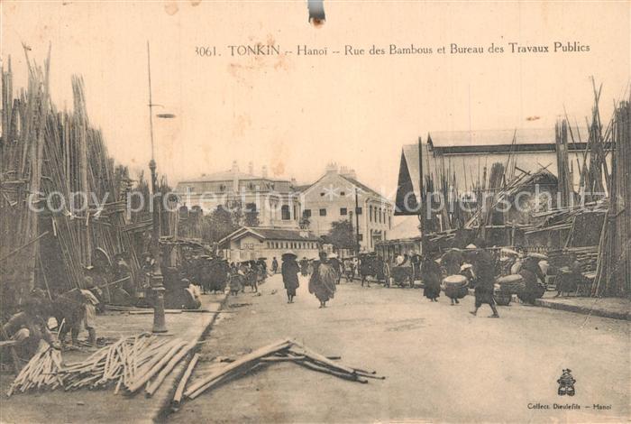 Tonkin Rue des Bambous et Bureau des Travaux P