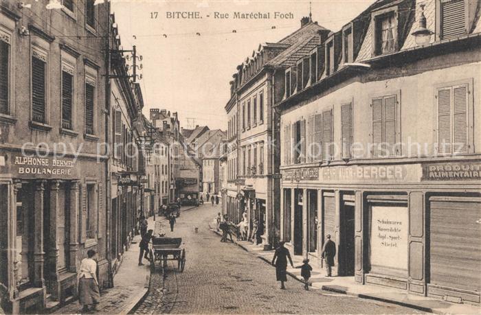 Bitche Moselle Rue Maréchal Foch