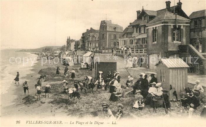 Villers-sur-Mer La plage et la digue
