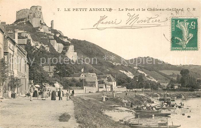 Le Petit Andely Port et Chateau Gaillard