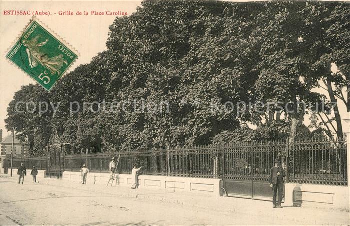 Estissac Grille de la Place Caroline